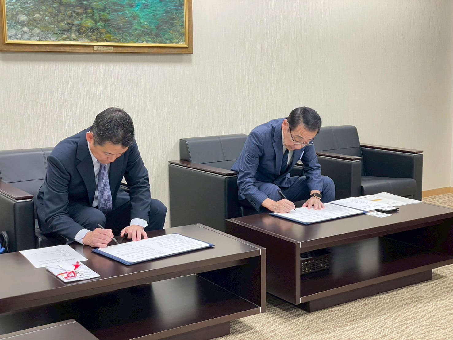 写真02：羽島市と防災協定を締結